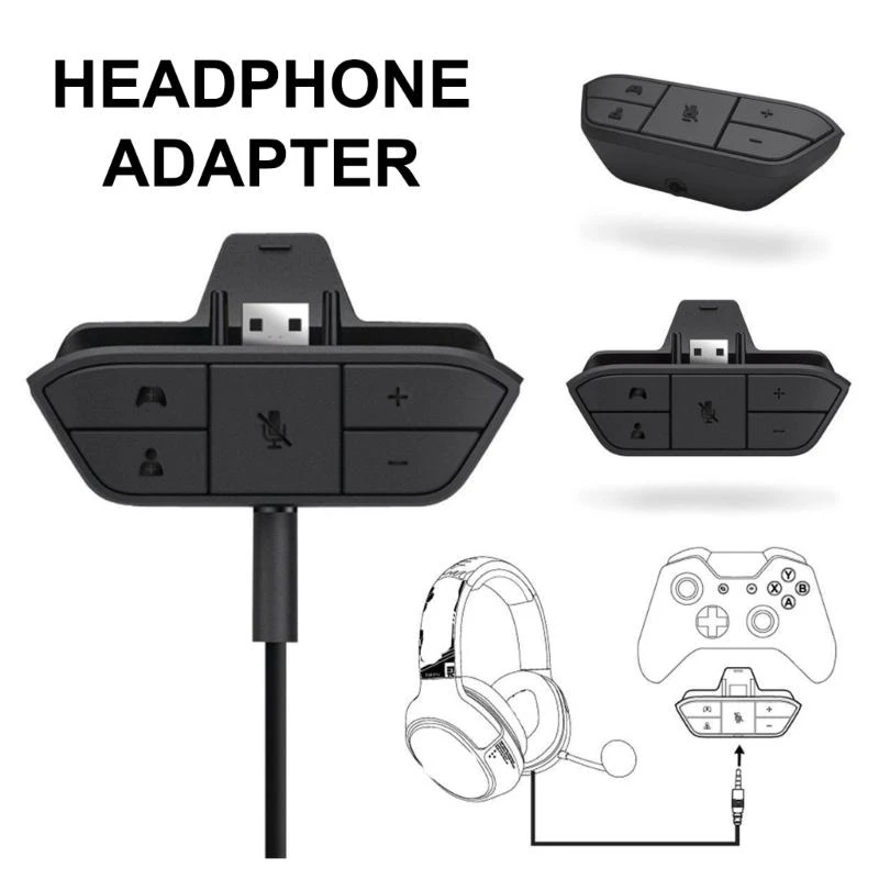 

Headphone Sound Adapter Accessory for Headsets All Version, ABS Constructions D2RC