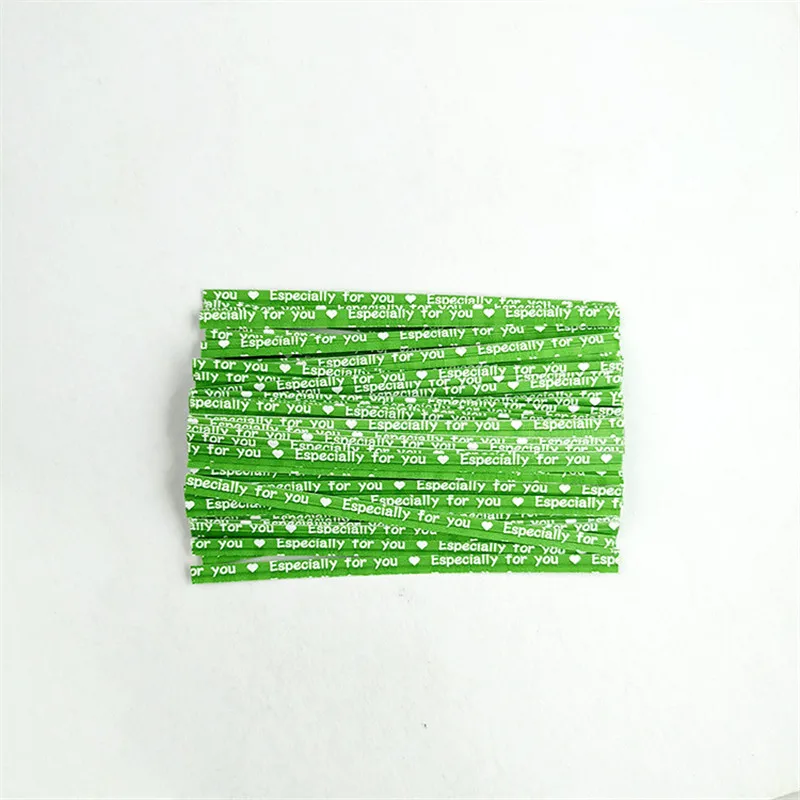 100Pcs/pack Candy Metallic Dot Twist Ties Wire Cello Bags Lollipop Pack Fastener Sealing For Cake Pops Party Supplies