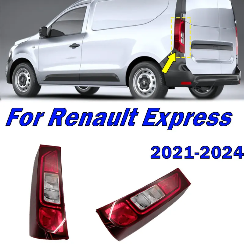 For Renault Express 2021 2022 2023 2024 Rear Tail Lamp Brake Taillight Warning Light Housing Without Bulbs 265504482R 265552205R