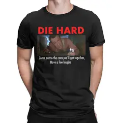 Men Women Die Hard John Mcclane Graphic T Shirt Accessories Fun 100% Cotton Bruce Willis Classic Movie T Shirts Top Tee Clothes