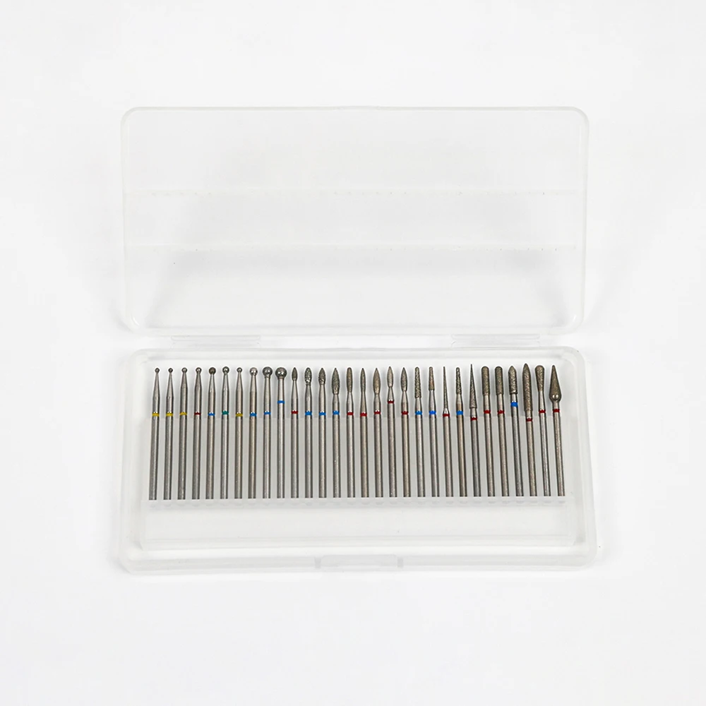 30 PCS Dental Diamond Burs Set High Speed Handpiece Interproximal Enamel - Image 6