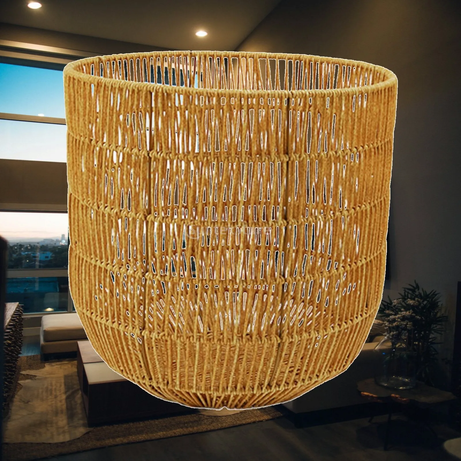 

Laundry Basket Wicker Baskets, Multipurpose Imitation Rattan