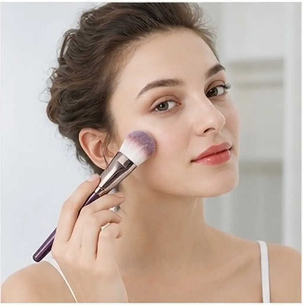 15Pcs Professional Makeup Brush Set Brushes Kit Plastic Handle Nylon Bristles Makeup Tools for Women Daily Use Gift