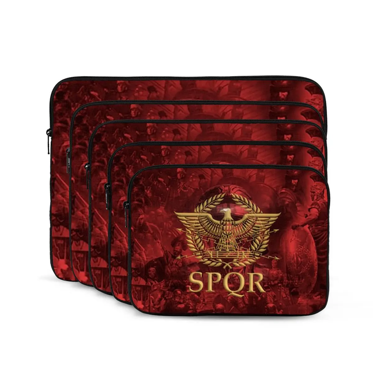 Gold Roman Imperial Eagle SPQR 4 Notebook Laptop Bag Case Pouch Notebook Sleeve Cover Bag Tablet Shockproof Case Bag