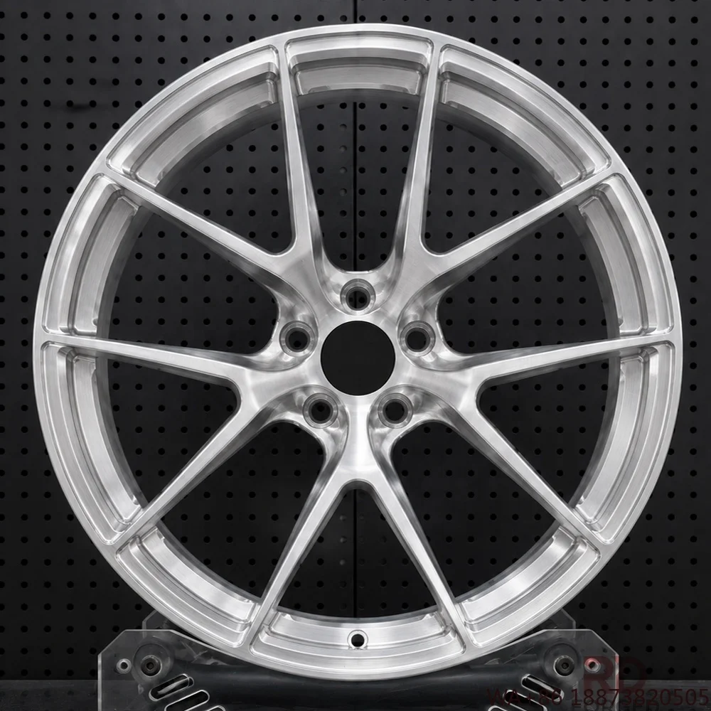 For Forged Vs-5rs Brushed Clear 17 18 19 Inch 5x120 5x114.3 5x112 Alloy Forged Wheels Rims for BMW F30 Alfa Romeo Tesla Subaru