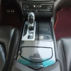 Carbon Fiber For  Maserati Ghibli 2014-2022 Film Interior Stickers Center Console Gear Dashboard Air Door Handle Lift Panel