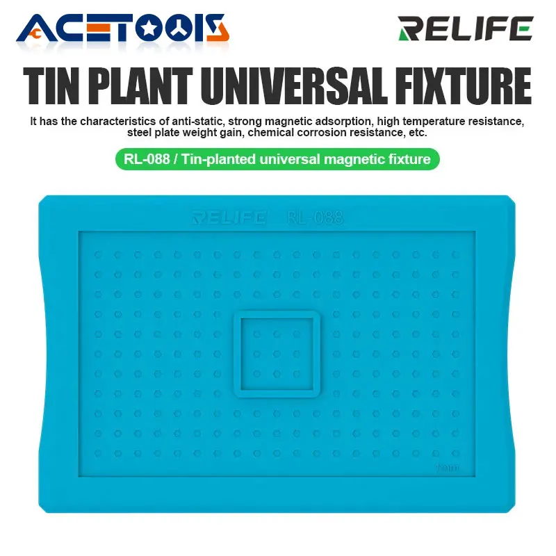 

RELIFE RL-088 многофункциональная Оловянная посадка, универсальная Магнитная фиксированная Рабочая поверхность для ремонта, Оловянная посадка