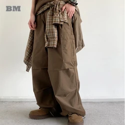 Korean Popular Clothes Streetwear High Quality Baggy Skateboard Pants For Men Women Hip Hop Cargo Pants Harajuku Casual Trousers