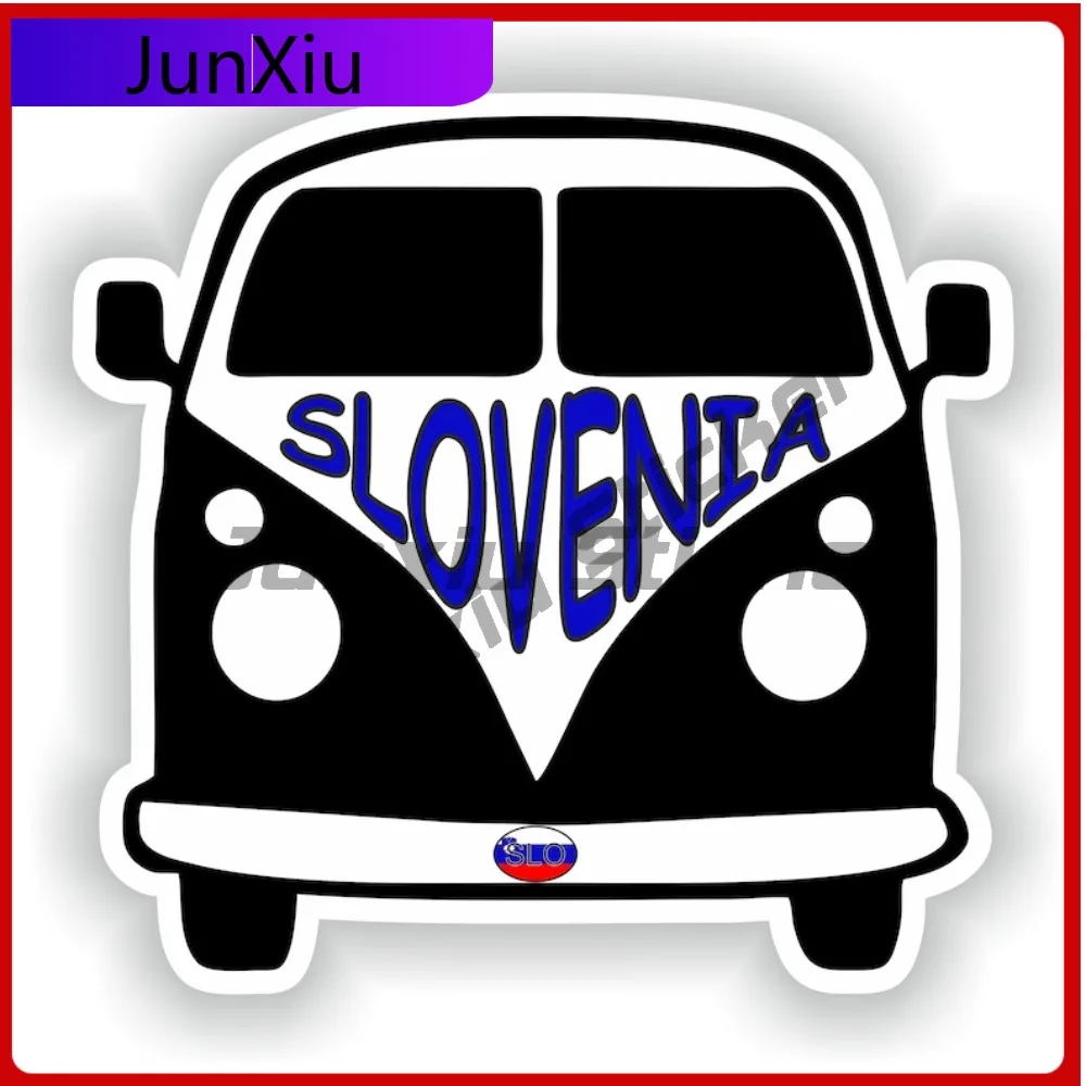 

Van Slovenia Sticker Funny Cool Funny Window Helmet Scratch Cover Car Modification Vinyl Decal For Car Truck SUV Window Bumper