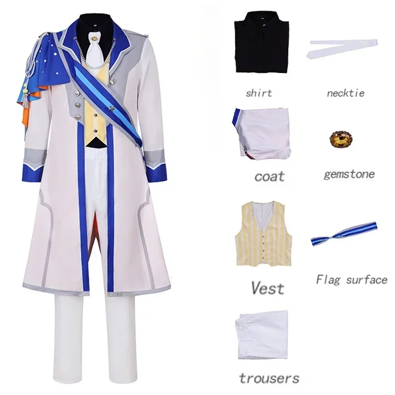 

Halloween Party Performance Outfit2025 Game Project Sekai Colorful Stage Tenma Tsukasa Cosplay Costume Adult Unisex Uniform Suit