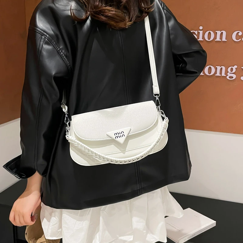 

Роскошная женская кожаная модная сумка через плечо Элегантная классическая дизайнерская сумка через плечо для повседневных дам