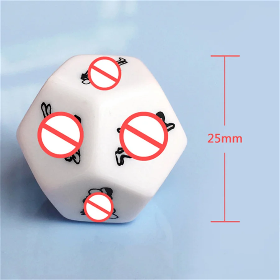 12 Sides Sex Dice Fun Erotic Bdsm Bondage Adult Games Erotic Prostate Accessories Intimacy Dice Toy For Couples Penis Dildo Gay