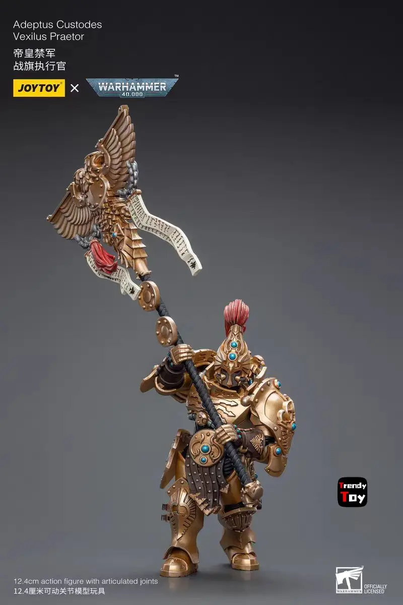 【JOYTOY】Warhammer 40K Adeptus Custodes Vexilus Praetor 1/18 figurine jouets