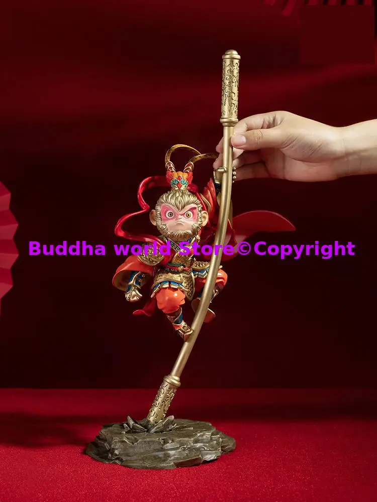 Limited Figurine WU KONG model POP copper Carving Collection Home ornament boss office Fancy decor large Figure Birthday Gift