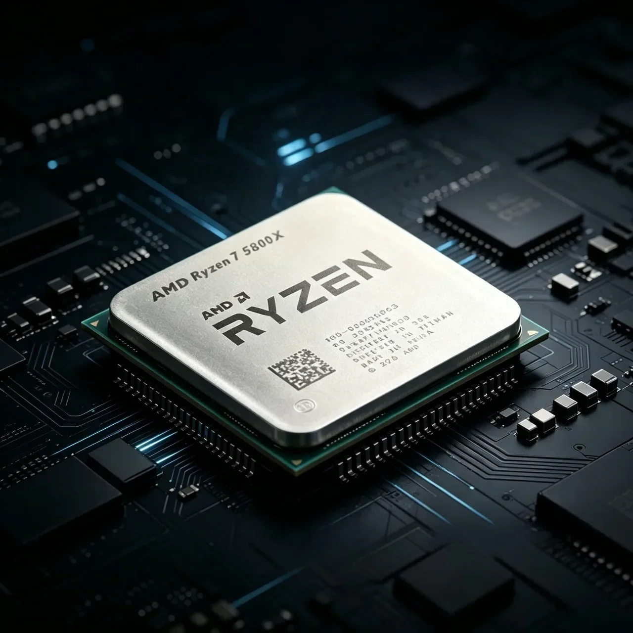 AMD Ryzen 7 5800X Desktop Processor 8 Cores 16 Threads AM4 Socket 32MB L3 Cache Max Boost 4.7GHz CPU
