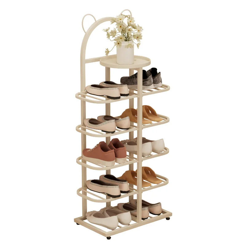 

#Doorway Home Modern Minimalism Multi-Tier Large-Capacity Shoe Rack Entryway Wrought-Iron Storage Shelf Home Furniture