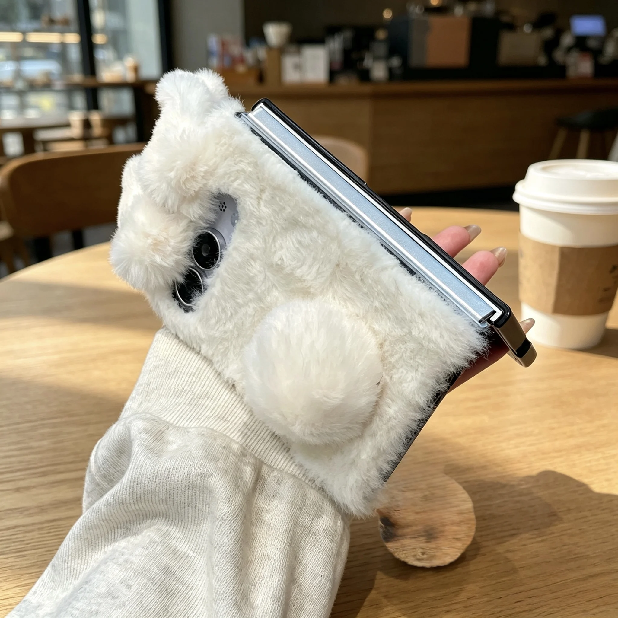 3D Rabbit Ears Fur Plush Diamo - đánh giá và giá Phone Cases Cute