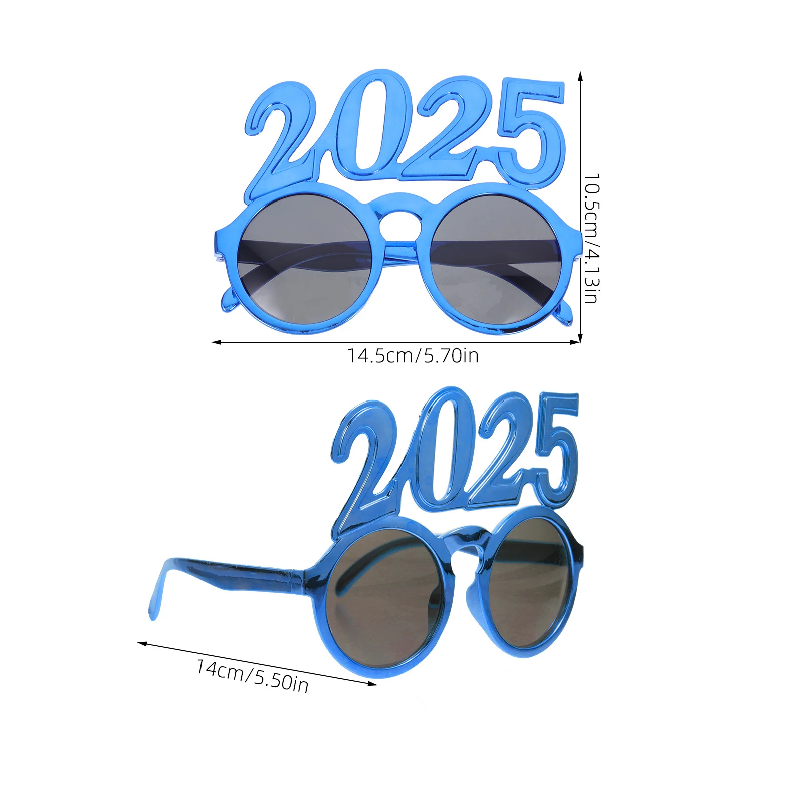 2025 ليلة رأس السنة لوازم الحفلات النظارات الدعامة مهرجان سعيد ديكور 2025 السنة الجديدة النظارات نظارات شمسية مضحكة