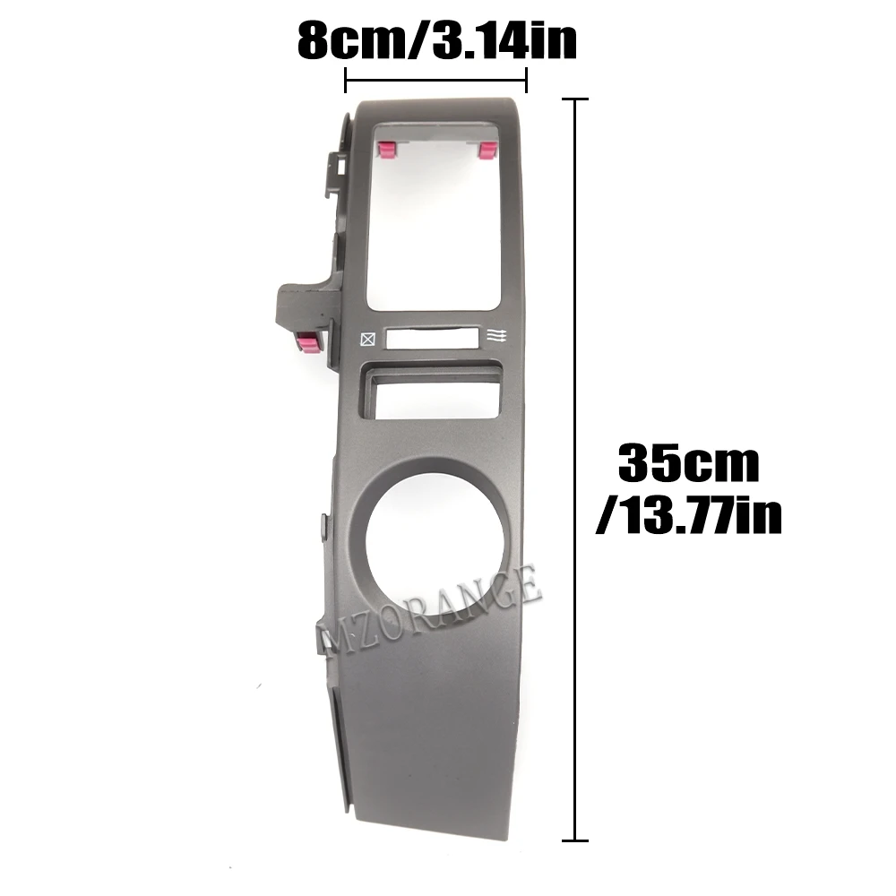 Panneau d'aération de tableau de bord pour Toyota Prius, cadre de sortie de climatiseur de voiture, A/C Prada s, accessoire de plaque, 2004, 2005, 2006, 2007-2009