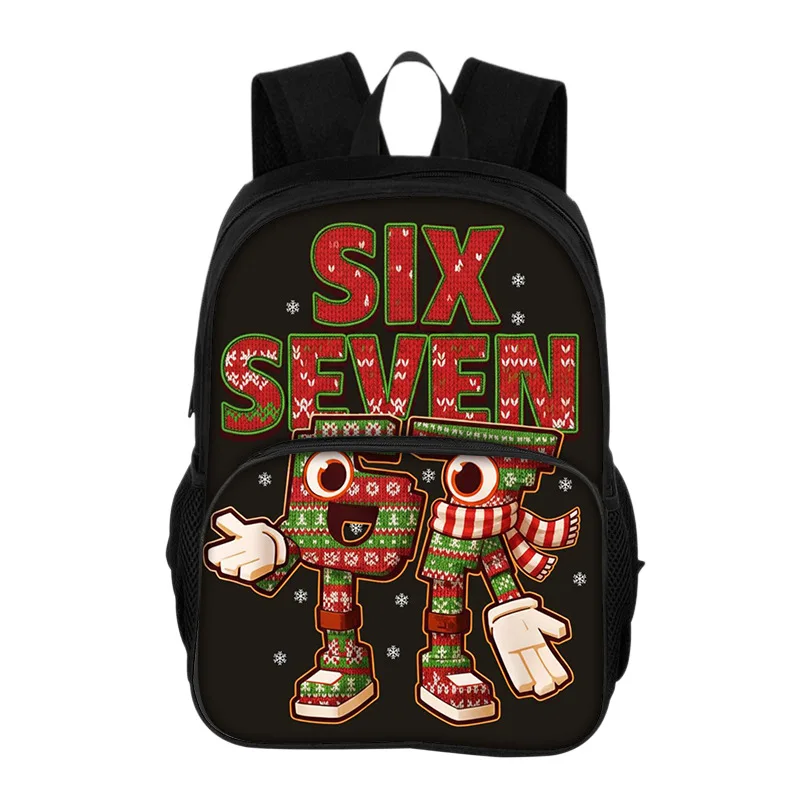 Mochilas Escolares para Niños, Mochila Ortopédica, Mochila Divertida 67 Six Seven 6-7 para Niños y Niñas, Mochila Escolar de Dibujos Animados para Niños