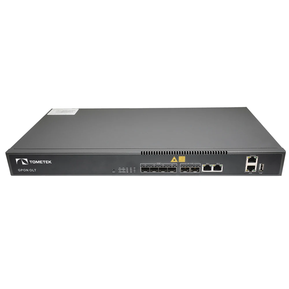 

Tometek 1U GPON OLT 1/4/8/16 Ports Optical Network Terminal for FTTX Solution