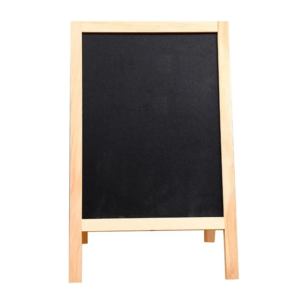 

Small Blackboard Wood Letter Double Sided Wooden Writing for Kids Mini Chalkboard Signs