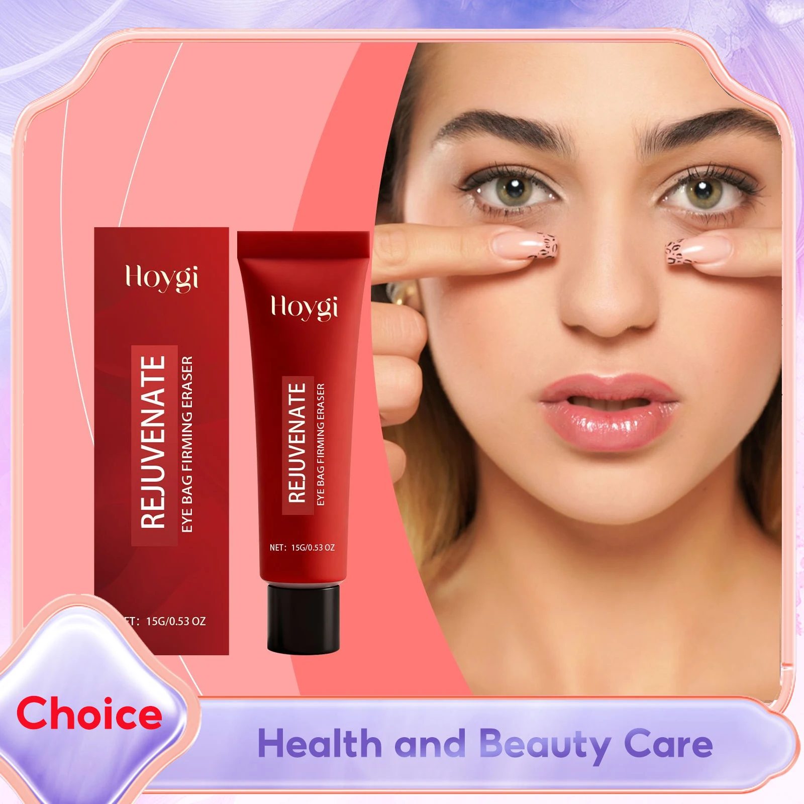 Instant Under Eye Lift Gel Hyaluronic Acid Reduces Eye Bags Wrinkles Puffy Dark Circles Treatment Temporary Tightener Eye Cream