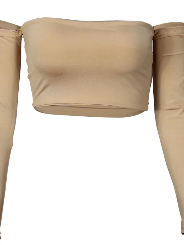 Top Corto Sexy de Un Solo Hombro y Manga Larga para Mujer, Cseta Ajustada, Top Tubo, Estilo Urbano, Moda Otoño Invierno