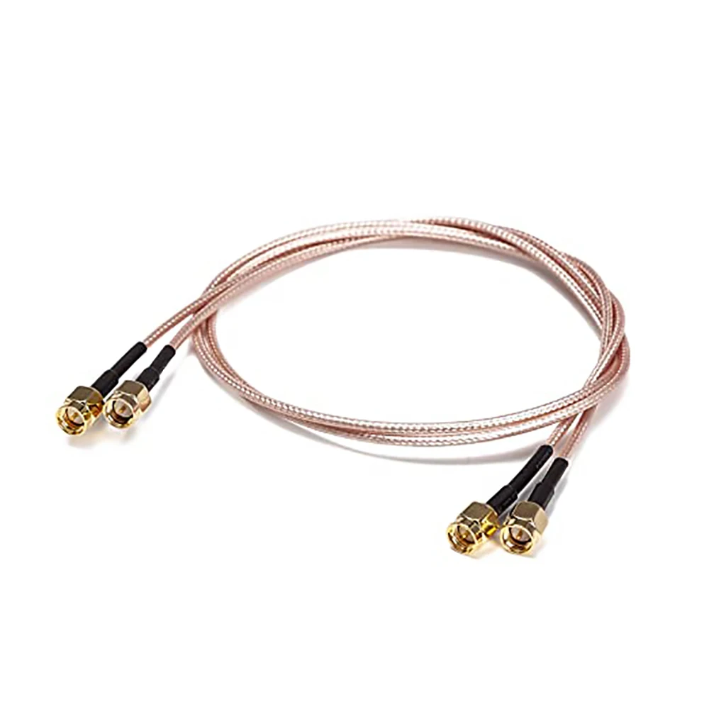 5 Stück/Set SMA-Stecker auf SMA-Stecker Adapter RF-Verbinder Pigtail Verlängerungskabel RG316 Jumper Pigtail – Detail 2
