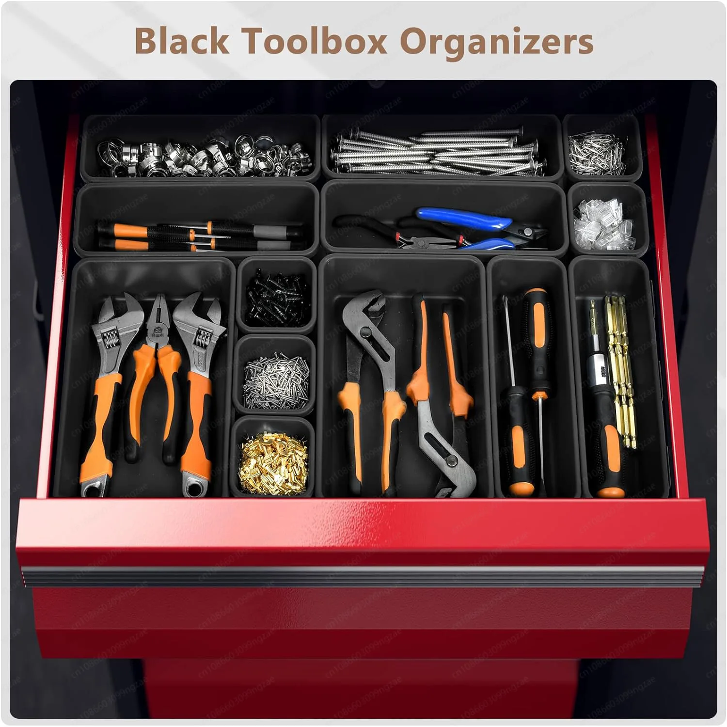 42-In-1 Toolbox Organizer Tray Divider Set, Desktop Drawer Organizer, Garage Organizer