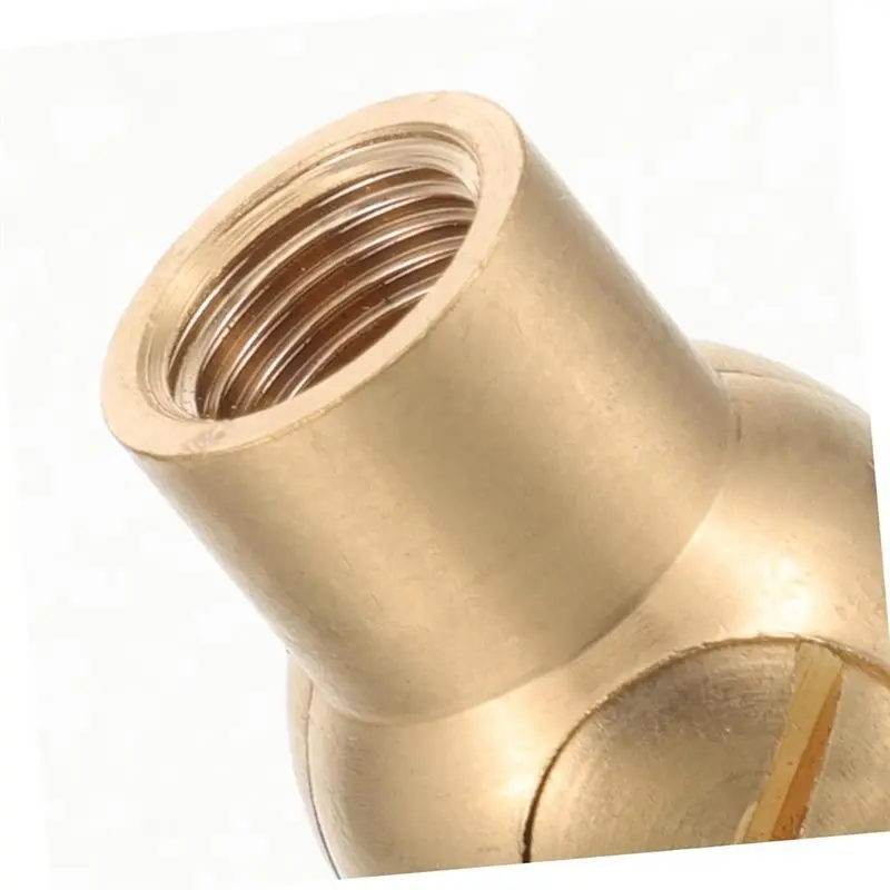 AB47-Dual Internal Teeth Brass M10 Universal Joint For Table And Wall Lamps-Universal Mounting Adapter