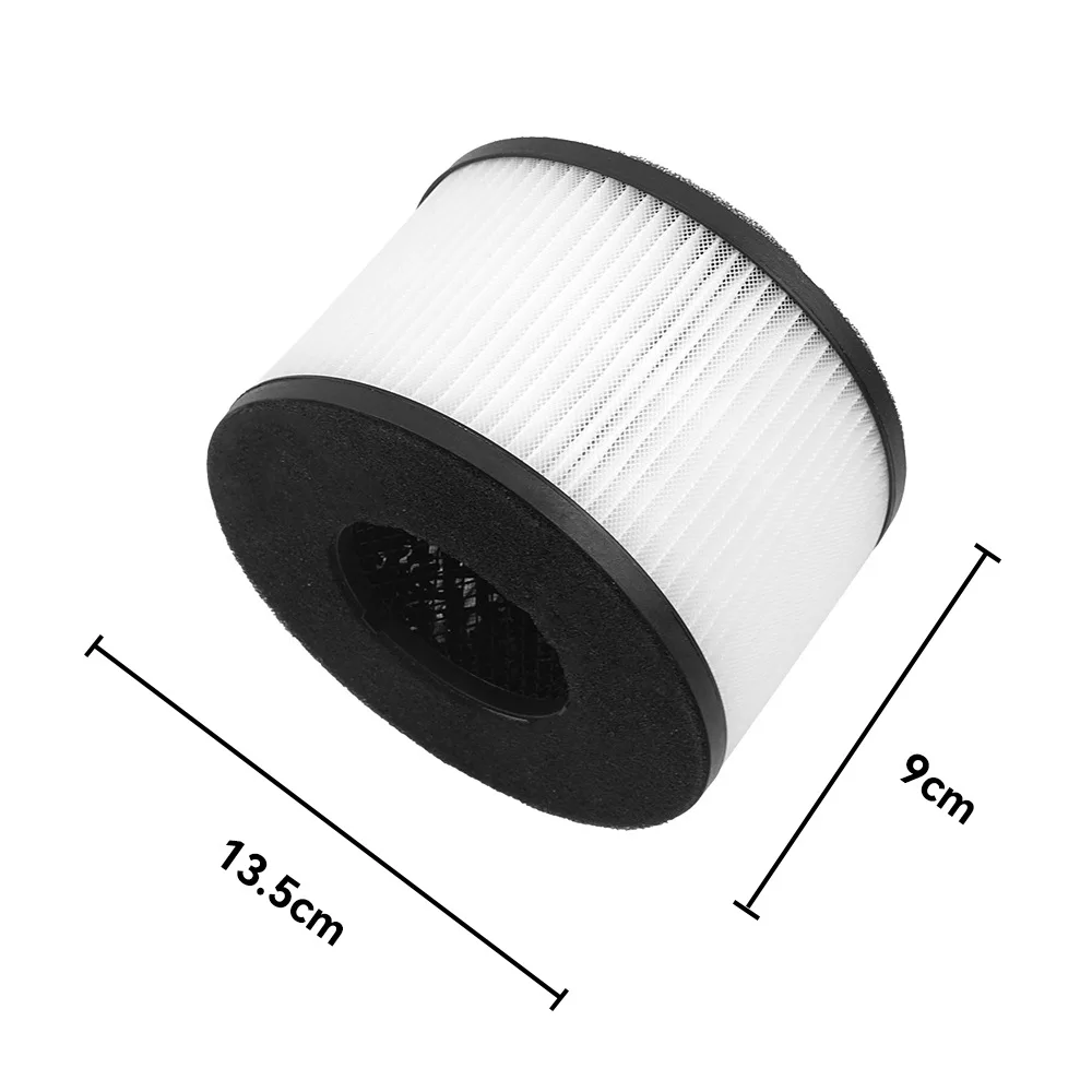فلتر بديل PARTU BS-03 BS-01 - مجموعة HEPA الحقيقية + مجموعة الكربون المنشط للغبار والدخان وشعر الحيوانات الأليفة