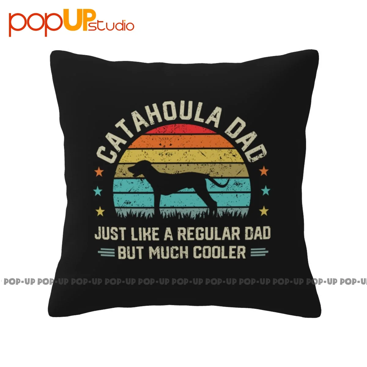 Luxury Best Catahoula Dad Ever Catahoula Leopard Dog Father Pillowcase Throw Pillow Cover Skin Care