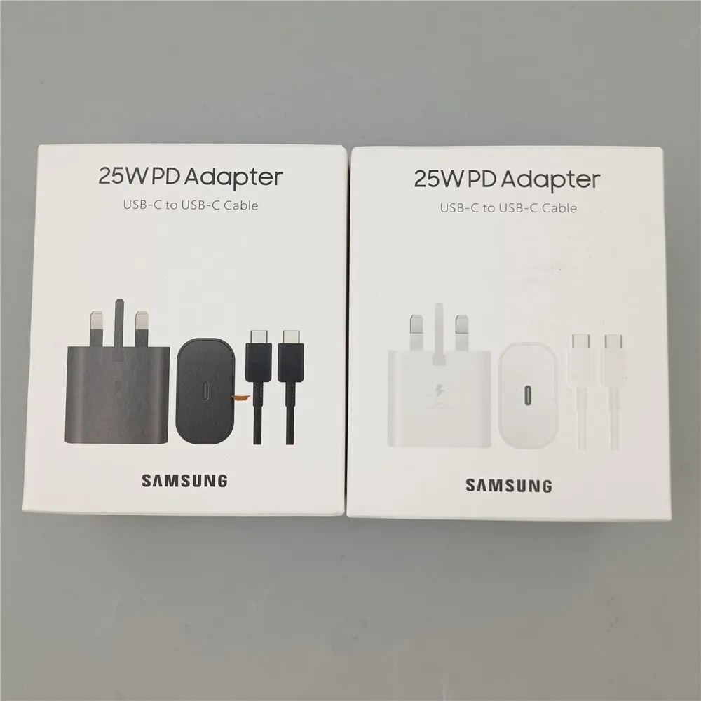 Samsung USB C Charger 25W Super Fast Charging Power Chargeur EU US UK Adapter For Galaxy S23 S22 S21 Plus FE A54 M54 Z Fold 5 4 - náhled 3
