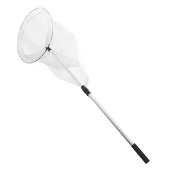 Professional Telescopic Insect Net Kids Retractable Alloy Handle Butterfly Catching Net Non Slip Fishing Mesh Outdoor Fun