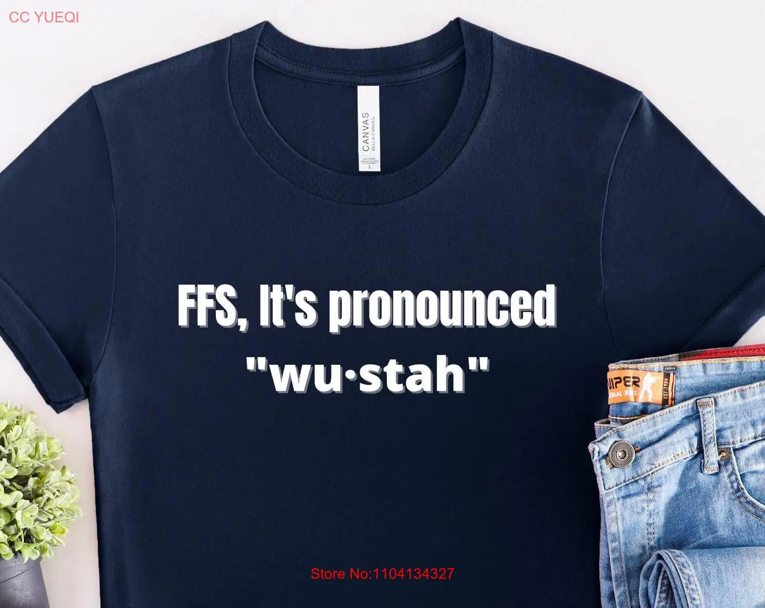 For F cks Sake It's Pronounced Worchester Massachusetts Funny T Shirt Jersey  long or short sleeves