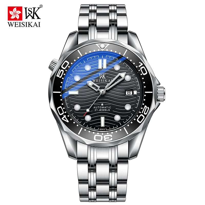 

Luxury Brand Automatic Watch for Men Top Sale Stainless Steel Mechanical Wristwatch Business High Quality 300 Dive Relojes Gift