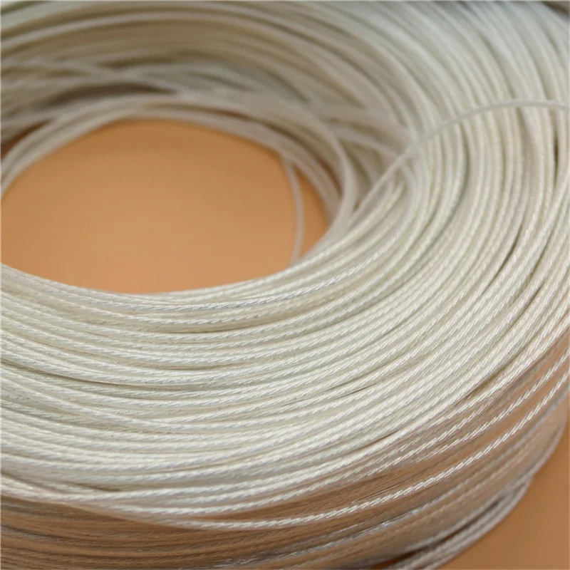 النحاس الفضة مطلي سلك DIY بها بنفسك الصوت كابل سماعة كابل 2 الأساسية/4 الأساسية 10 متر