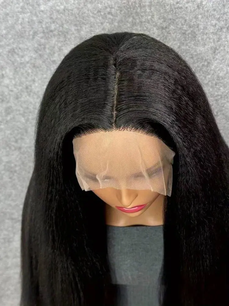 

42-дюймовые 13x4 кружевные передние странные прямые парики 200% человеческие волосы HD прозрачные прямые фронтальные волосы парики 5x5 бесклеевые парики