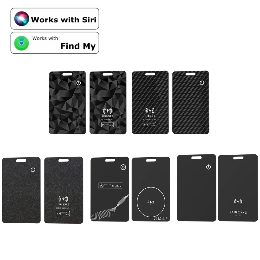 

Wallet Tracking Card Ultra-thin GPS Location Smart Anti-loss Tag for Smart Phone Find My Bluetooth-compatible Device Charging