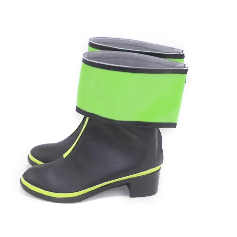 Game Saiba Midori Cosplay Schoenen Vrouwen Rekwisieten PU Lederen Laarzen voor Halloween Carnaval Party Kerst Aanpasbaar Kostuum