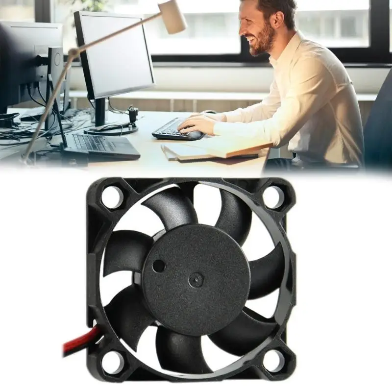 

652F 40x40x10mm Brushless Cooling Fan DC5V 12V for 3D Printers and Devices Ventilation Needs