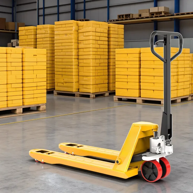 Pallet Jack Manual Hydraulic Cart Transporter Lift Hand Pull Hand Push Forklift Hydraulic Pallet Truck Handling Equipment
