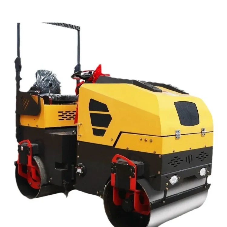 3, 2, 1.5, 1 ton small road roller, walking single wheel roller, 3, 2, 1 ton of asphalt earthmoving