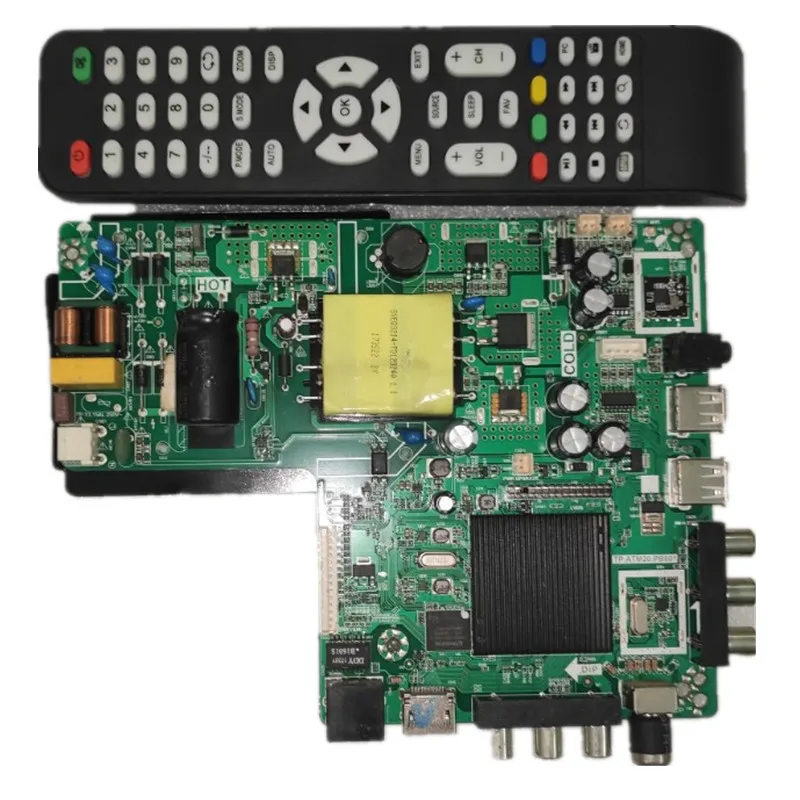 Freies verschiffen!! Test gute Dual core WiFi 512m + 4g speicher TV motherboard TP.ATM20.PB801 65V 480ma 35w