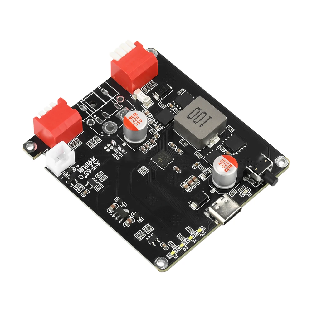 140W Bidirectional Fast Charger Module High Power Lift Voltage 2-6S Li-Ion Battery Charger Board IP2366 Auto Temperature Control