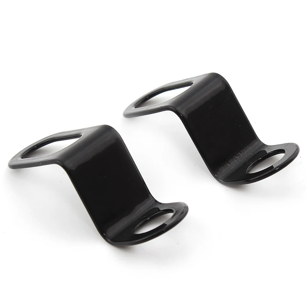 2Pcs Universal Odometer Mouting Brackets Tachometer Speedometer  Motorcycle Black Metal Bracket Accessories Holder Stand Support