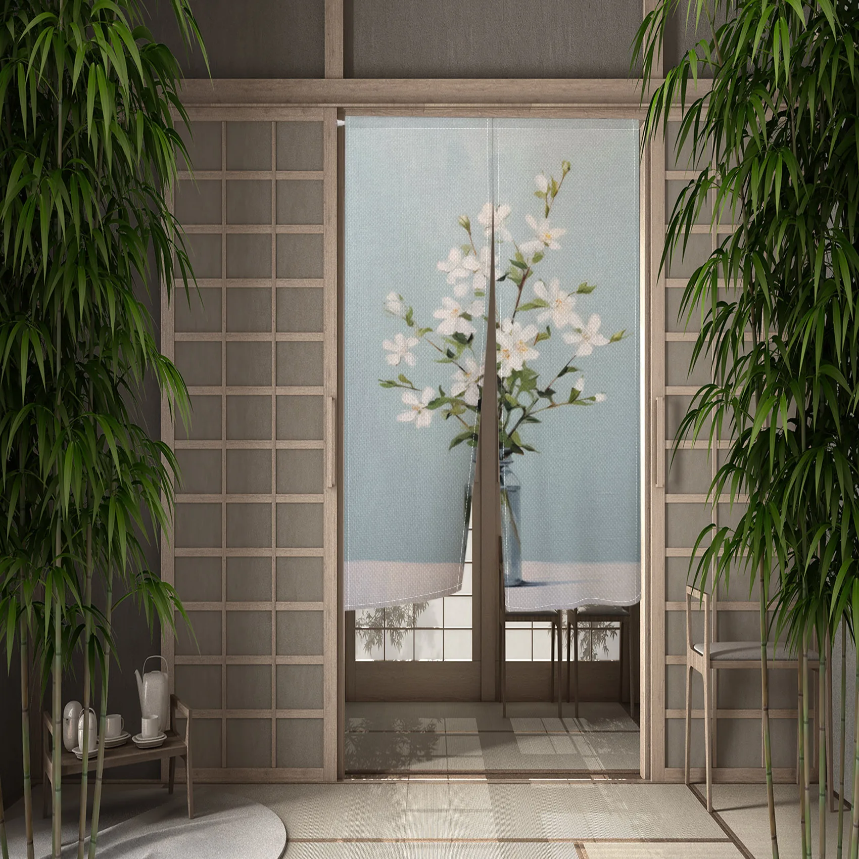 Kersenbloesem Deurgordijn Japa - Noren Curtain Doorway recensie en prijs