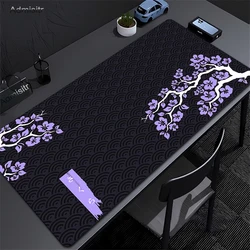 Sakura 1000x500mm XXL Lock Edge Mouse Pad Large Size Gaming Table Mat Non-slip Mice Mat Beast Desk Pad For Gift Mouse Pad HD DIY