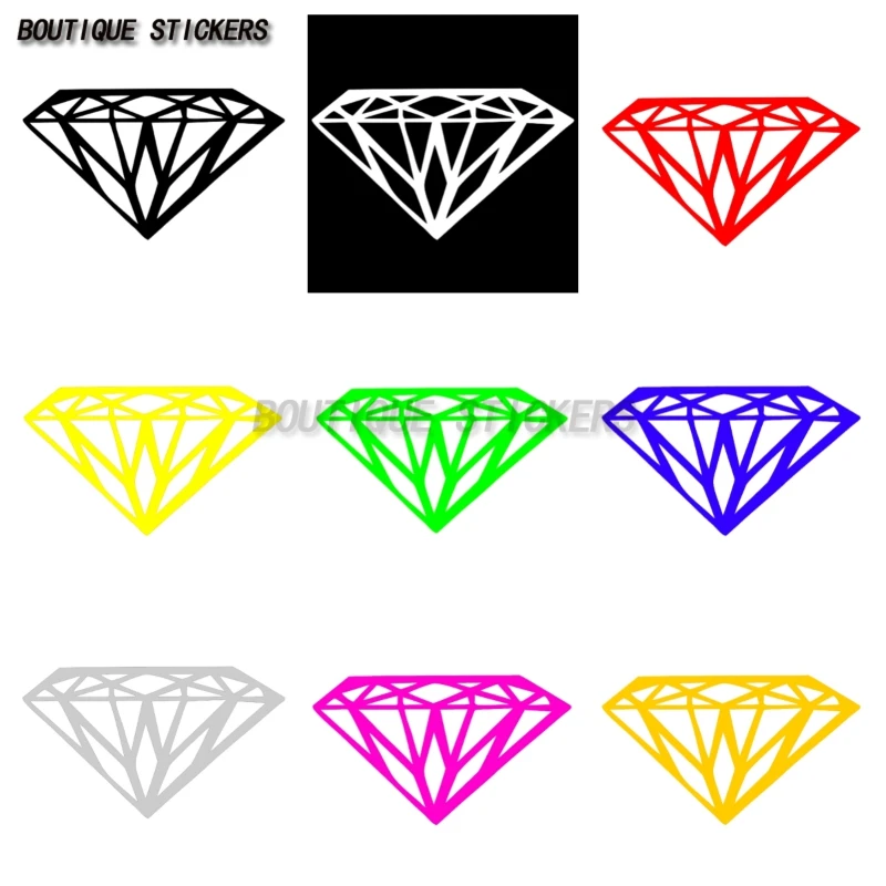 

Diamond Sticker Vinyl Decal Classy Shape Car Window illest Kdm Jdm Bling Colors